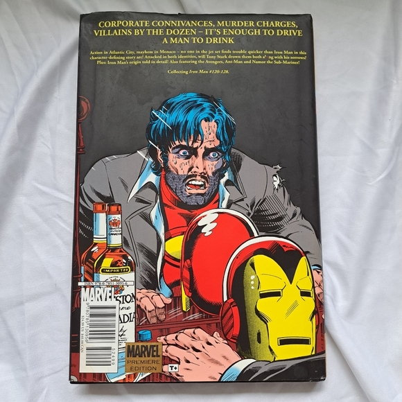 Iron Man: Demon in a Bottle Hardcover w/ Dust Jacket Michelinie & Layton Jr - Picture 2 of 10